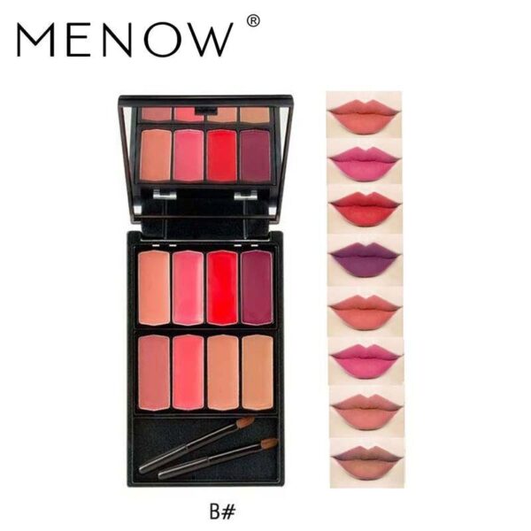 Menow 8-Color Lip Gloss Palette