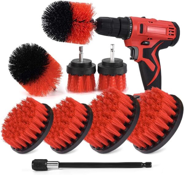 Electric Drill Cleaning Brush Set